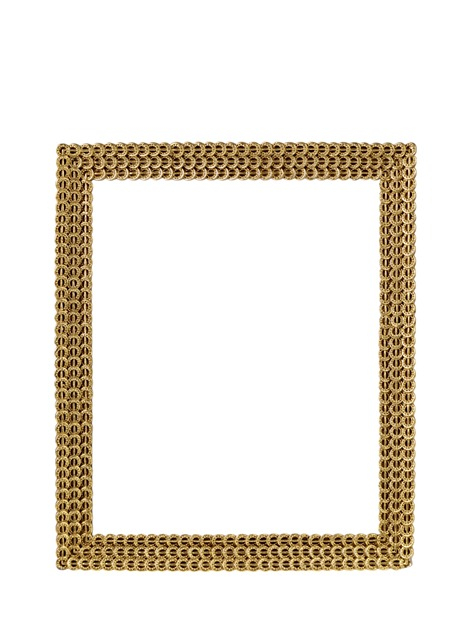 Κορνίζα Polyester Χρυσή Με Κυκλάκια 20x25εκ. Zen Collec