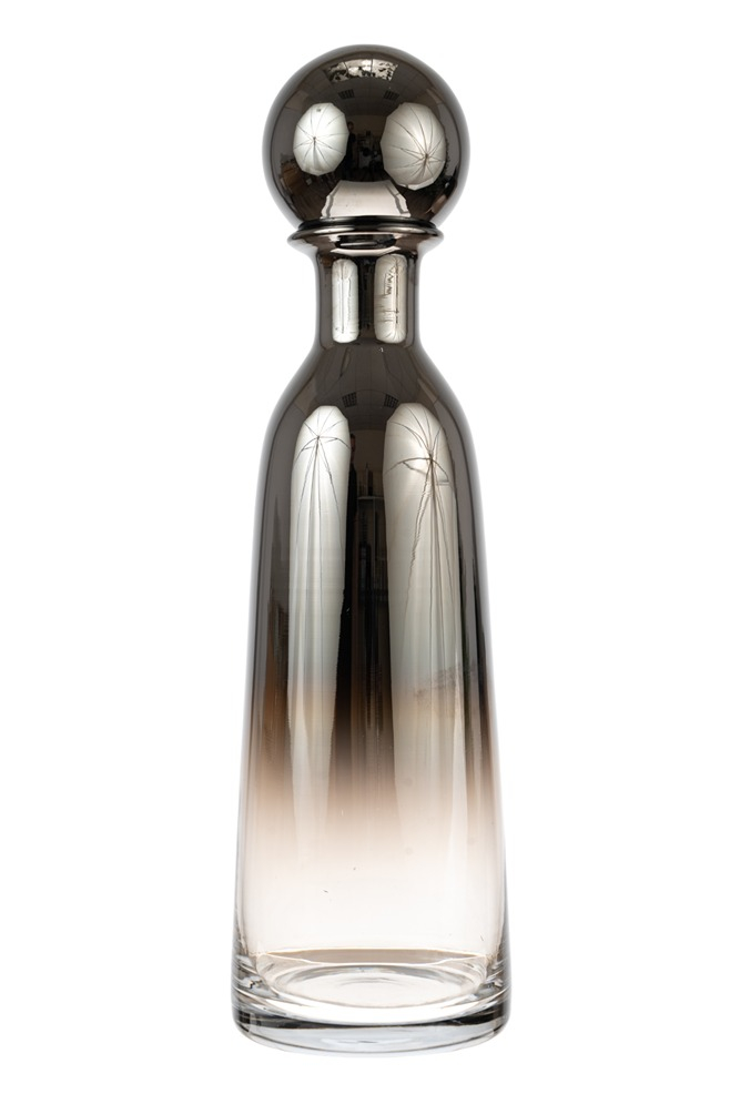 ZEN COLLECTION Καράφα Χειροποίητη Φυσητό Γυαλί Ανθρακί 12,5x42,5εκ. Zen Collection 24.11.50563 (Χρώμα: Ανθρακί, Υλικό: Φυσητό Γυαλί) - ZEN COLLECTION - 24.11.50563