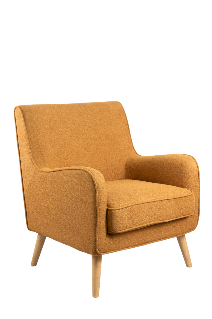 Πολυθρόνα Υφασμάτινη Κεραμιδί Zen Collection 510€