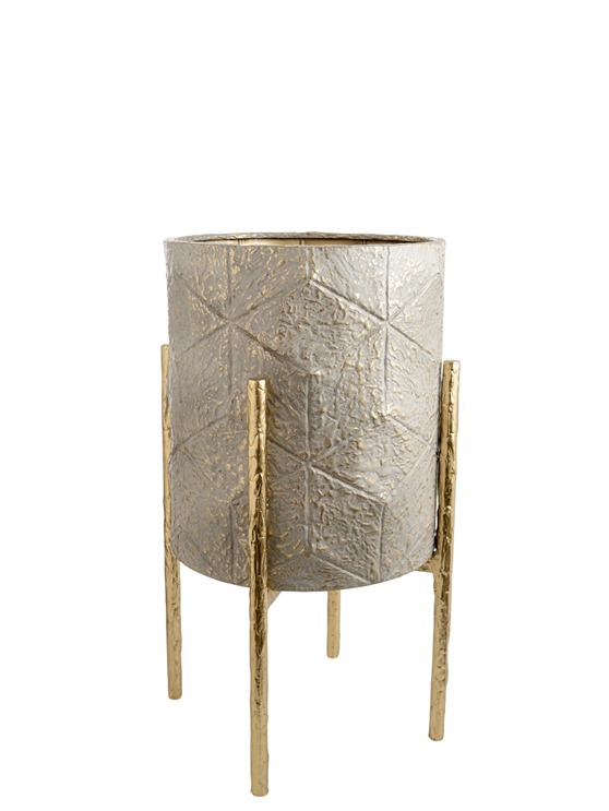 Κασπώ Μεταλλικό Μπεζ-Χρυσό 31x58εκ. Zen Collection 26.1