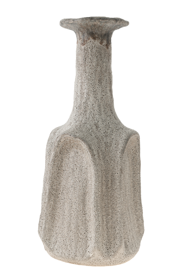 Διακοσμητικά Επιτραπέζια 24home - ΣΗΜΑΝΤΙΚΟ: Σε περίπτωση διαφοράς τιμής από το κατάστημα ισχύει παντα και μόνο η τιμή του καταστήματος Βάζο Σαγρέ Γκρι 18,3x17,7x44εκ. Zen Collection 24.21.50