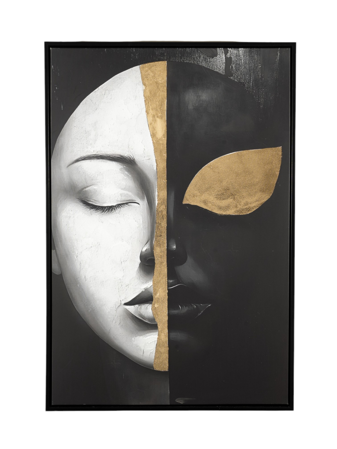 ZEN COLLECTION Πίνακας Ζωγραφικής Σε Καμβά Πρόσωπο Με Κορνίζα 62,6x4,3x92,6εκ. Zen Collection 25.28.51732 (Ύφασμα: Καμβάς) - ZEN COLLECTION - 25.28.51732