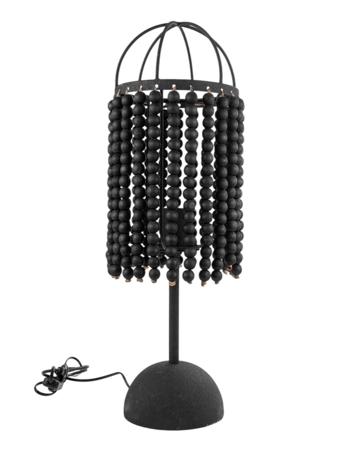 Φωτιστικό Επιτραπέζιο Μεταλλικό-Bamboo Μαύρο 19x19x33/6