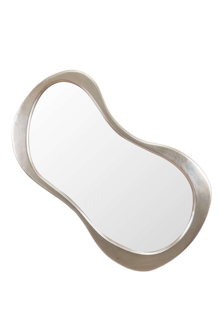 ZEN COLLECTION Καθρέπτης Τοίχου Ξύλινος Ασημί Με Κορνίζα 73,6x2,8x124,5εκ. Zen Collection 24.33.51085 (Υλικό: Ξύλο, Χρώμα: Ασημί ) - ZEN COLLECTION - 24.33.51085