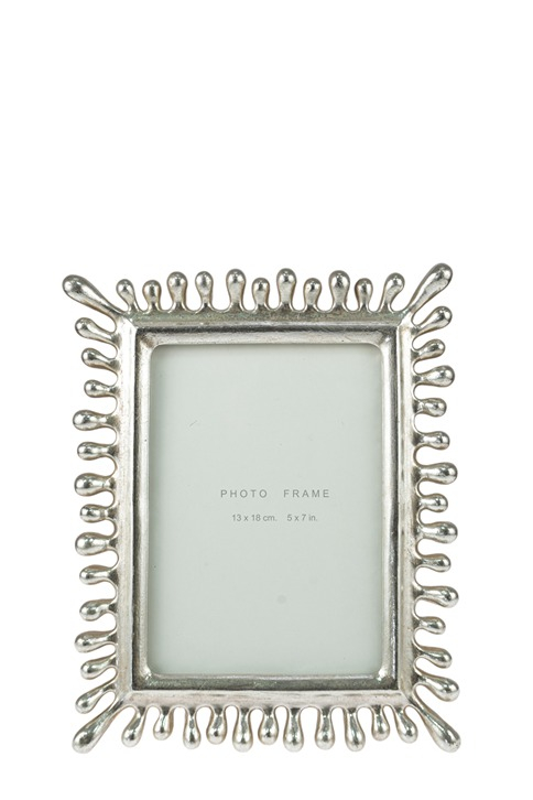 Διακοσμητικά Επιτραπέζια 24home - ΣΗΜΑΝΤΙΚΟ: Σε περίπτωση διαφοράς τιμής από το κατάστημα ισχύει παντα και μόνο η τιμή του καταστήματος Κορνίζα Polyester Ασημί 13x18εκ. Zen Collection 24.34.5