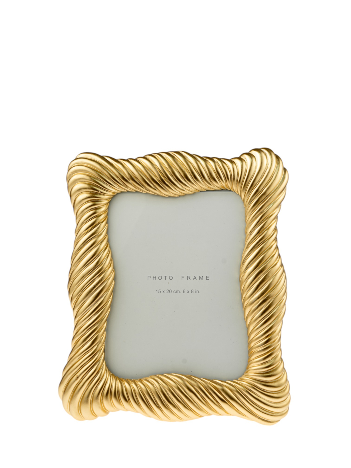 Κορνίζες 24home - ΣΗΜΑΝΤΙΚΟ: Σε περίπτωση διαφοράς τιμής από το κατάστημα ισχύει παντα και μόνο η τιμή του καταστήματος Κορνίζα Polyester Χρυσή Με Γραμμές 15x20εκ. Zen Collect