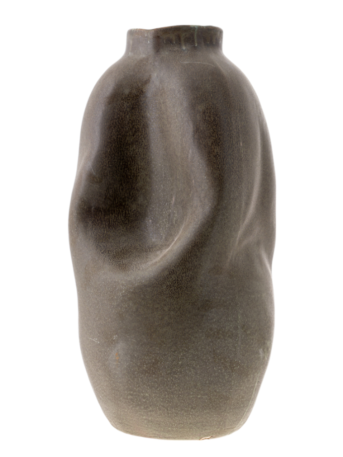 ZEN COLLECTION Βάζο Κεραμικό Καφέ 20x40εκ. Zen Collection 24.19.50007 (Υλικό: Κεραμικό, Χρώμα: Καφέ) - ZEN COLLECTION - 24.19.50007