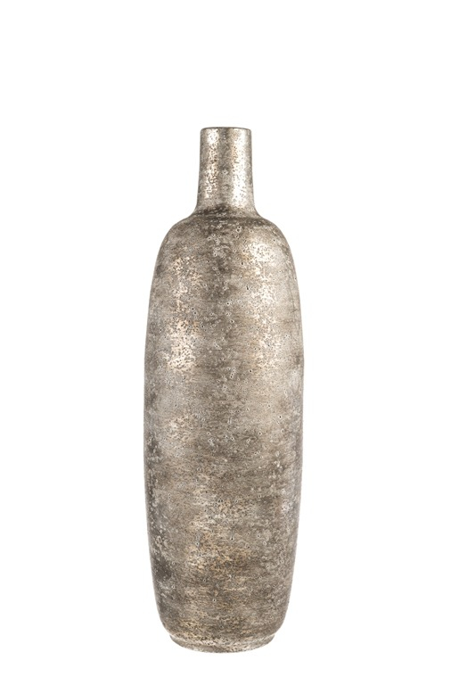 Βάζο Επιδαπέδιο Μεταλλικό Ασημί 19x60,5εκ. Zen Collection 26.16.52796 (Υλικό: Μεταλλικό, Χρώμα: Ασημί ) - ZEN COLLECTION - 26.16.52796