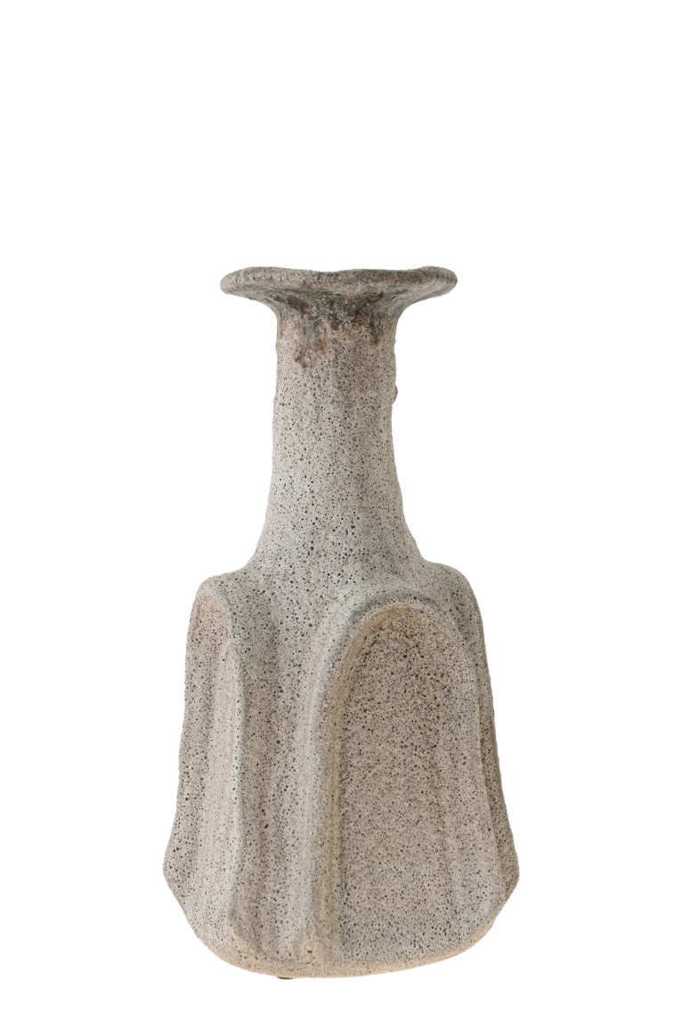 Διακοσμητικά Επιτραπέζια 24home - ΣΗΜΑΝΤΙΚΟ: Σε περίπτωση διαφοράς τιμής από το κατάστημα ισχύει παντα και μόνο η τιμή του καταστήματος Βάζο Σαγρέ Γκρι 15,4x15x34εκ. Zen Collection 24.21.5018