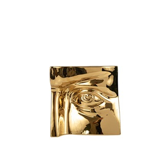 Βάζο Κεραμικό Χρυσό Μάτι 16,5x1,5x16εκ. Zen Collection 