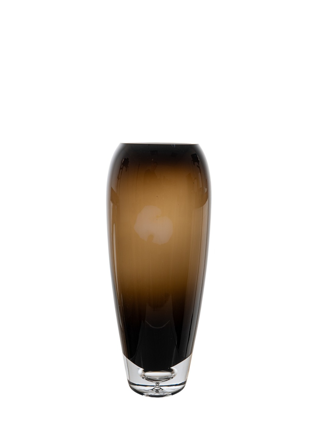 Βάζο Χειροποίητο Φυσητό Γυαλί Καφέ 12x12x28,7εκ. Zen Collection 25.43.52140 (Υλικό: Γυαλί, Χρώμα: Καφέ) - ZEN COLLECTION - 25.43.52140