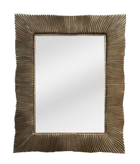 Καθρέπτης Polyester Ασημί 82x102εκ. Zen Collection 26.13.52896 (Υλικό: Polyester, Χρώμα: Ασημί ) - ZEN COLLECTION - 26.13.52896