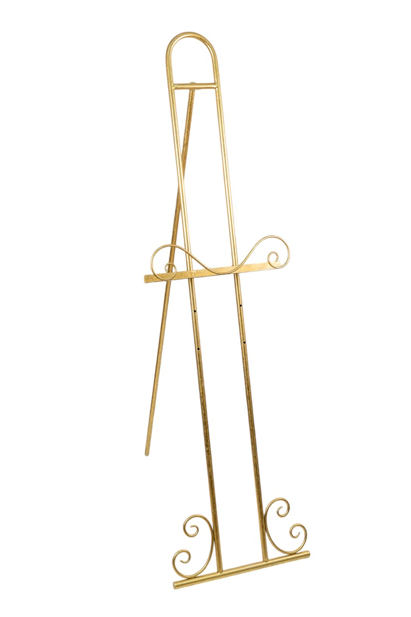 Διακοσμητικά Επιτραπέζια 24home - ΣΗΜΑΝΤΙΚΟ: Σε περίπτωση διαφοράς τιμής από το κατάστημα ισχύει παντα και μόνο η τιμή του καταστήματος Καβαλέτο Μεταλλικό Χρυσό 11x69,5x145εκ. Zen Collection