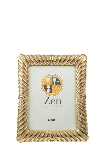 Κορνίζα Polyester Χρυσή Με Γραμμές 15x20εκ. Zen Collection 26.14.52765 (Υλικό: Polyester, Χρώμα: Χρυσό ) - ZEN COLLECTION - 26.14.52765