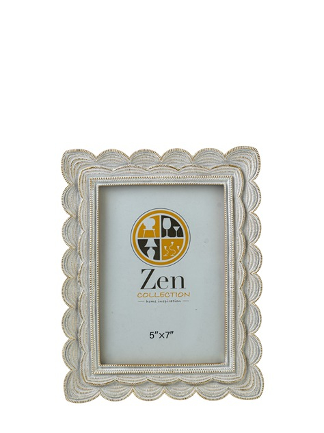 Κορνίζα Polyester Λευκή-Χρυσή 13x18εκ. Zen Collection 25.12.51497 (Υλικό: Polyester, Χρώμα: Λευκό) - ZEN COLLECTION - 25.12.51497