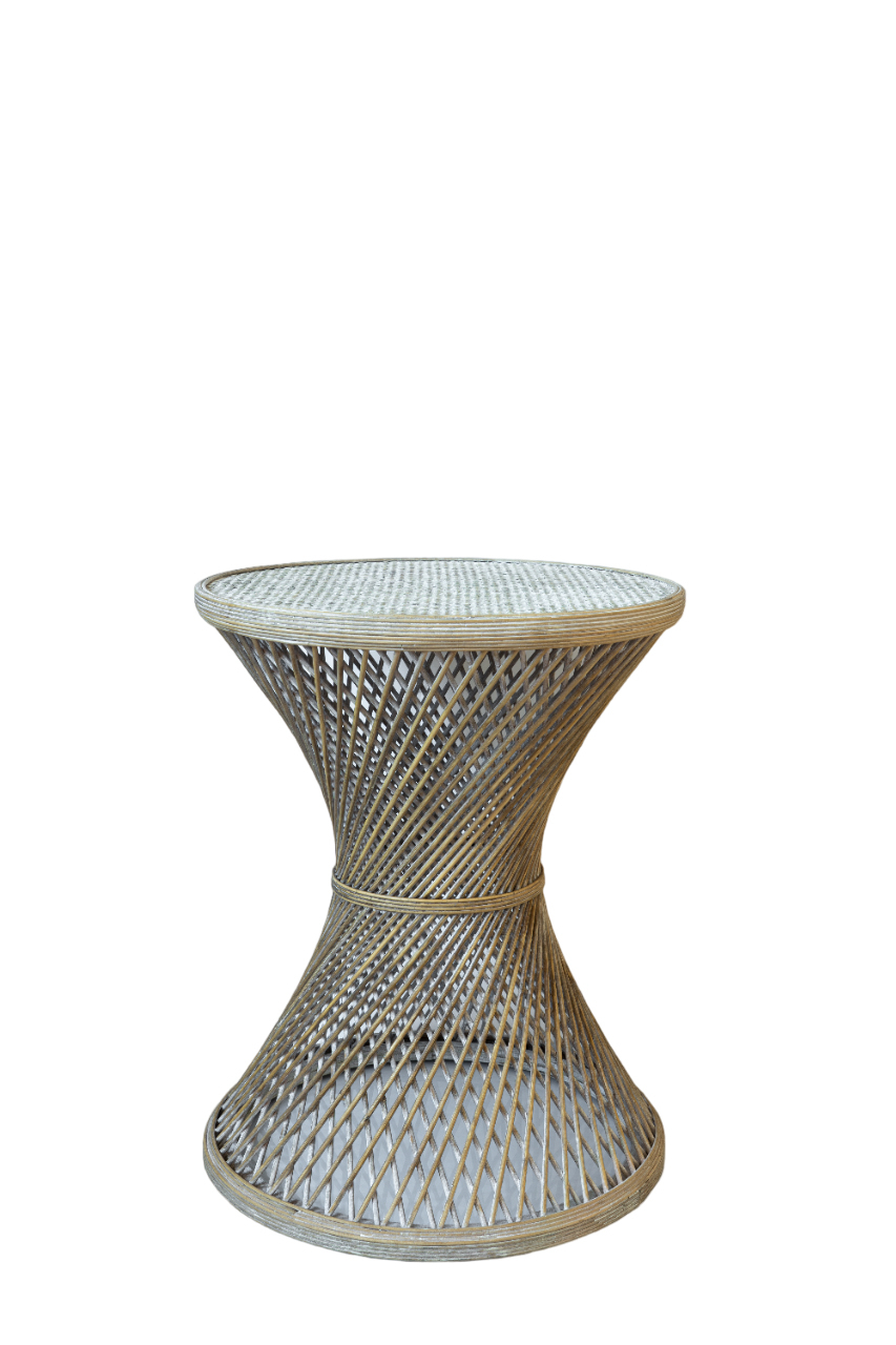 Τραπεζάκι Βοηθητικό Ξύλινο Natural 46x56,5εκ. Zen Colle