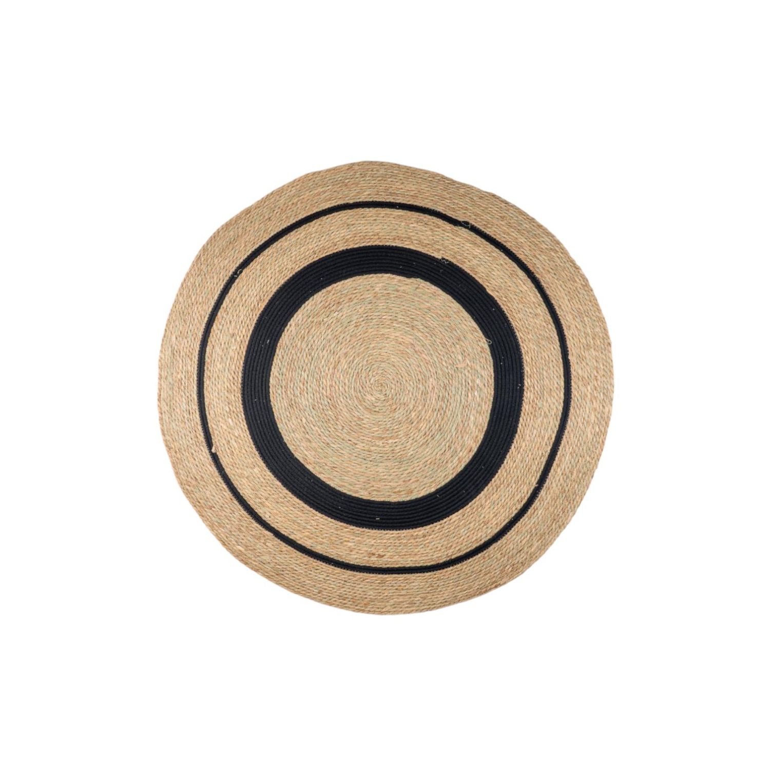 ZEN COLLECTION - ΣΗΜΑΝΤΙΚΟ: Σε περίπτωση διαφοράς τιμής από το κατάστημα ισχύει παντα και μόνο η τιμή του καταστήματος Χαλάκι Ψάθα Natural-Μαύρο 120εκ. Zen Collection 24.7.49