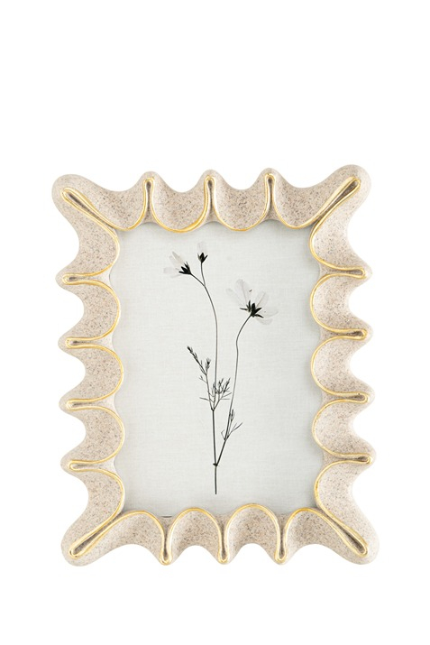 Κορνίζα Polyester Μπεζ Με Χρυσή Γραμμή 13x18εκ. Zen Collection 26.37.53161 (Υλικό: Polyester, Χρώμα: Μπεζ) - ZEN COLLECTION - 26.37.53161