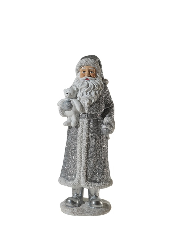 Χριστουγεννιάτικος Διακοσμητικός Άγιος Βασίλης Polyeste