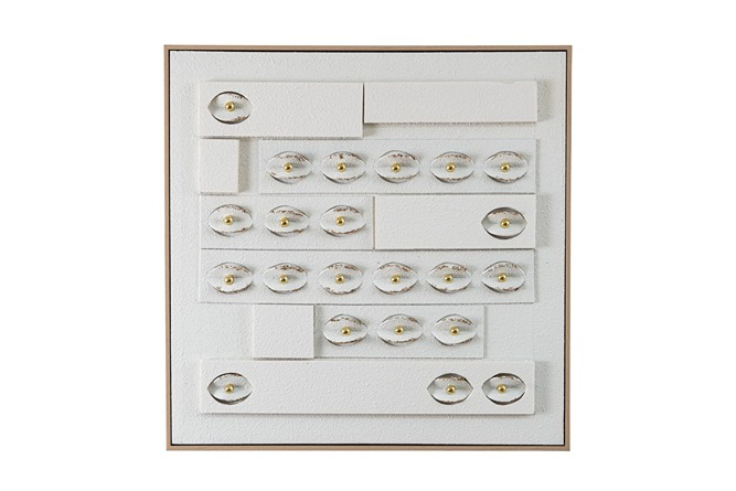 Πίνακας Καμβάς Με Κορνίζα Σχήματα 62x4,5x62εκ. Zen Collection 26.17.52915 (Ύφασμα: Καμβάς) - ZEN COLLECTION - 26.17.52915