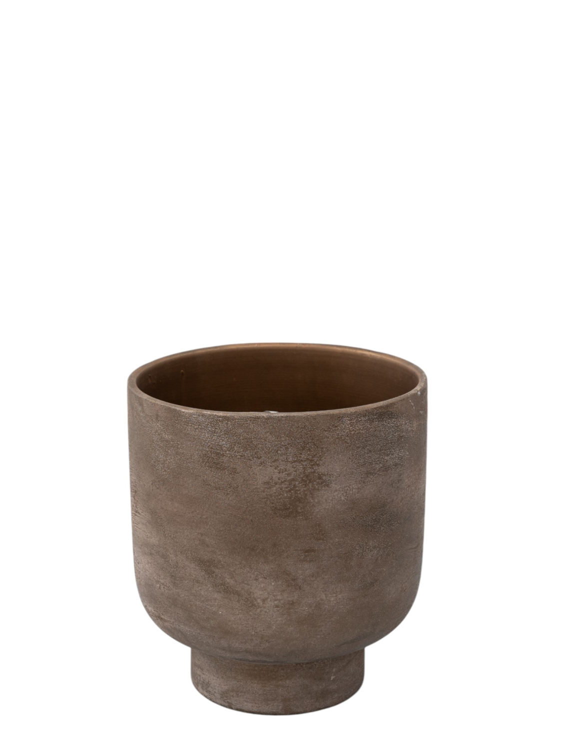 Κασπώ Κεραμικό Μπρονζέ-Χρυσό 28x28x31εκ. Zen Collection