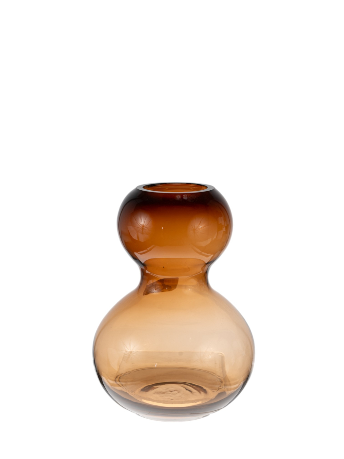 ZEN COLLECTION Βάζο Χειροποίητο Γυάλινο Μελί 17x25εκ. Zen Collection 25.25.51449 (Υλικό: Γυαλί, Χρώμα: Μελί) - ZEN COLLECTION - 25.25.51449