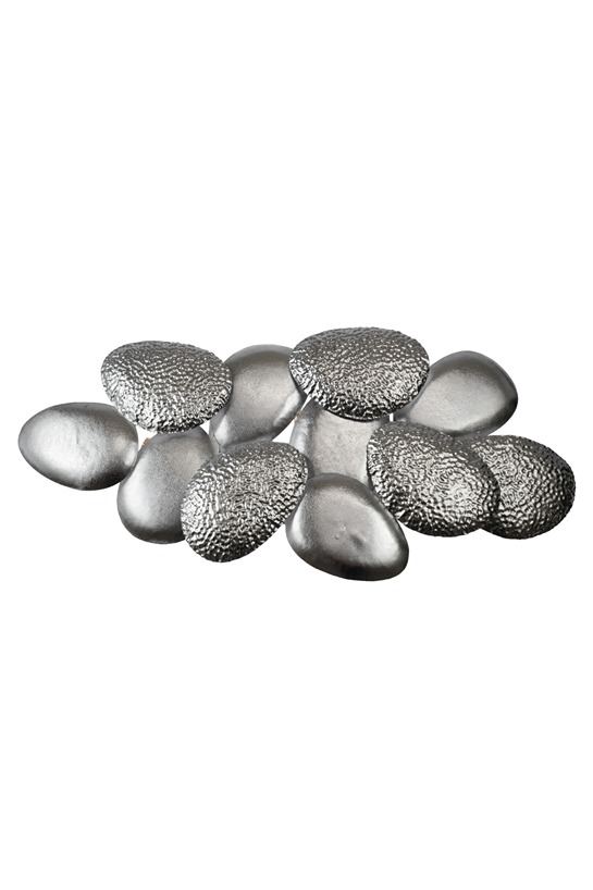 ZEN COLLECTION Φωτιστικό Τοίχου Μεταλλικό Ασημί 70x11x33,5εκ. Zen Collection 24.13.50626 (Υλικό: Μεταλλικό, Χρώμα: Ασημί ) - ZEN COLLECTION - 24.13.50626