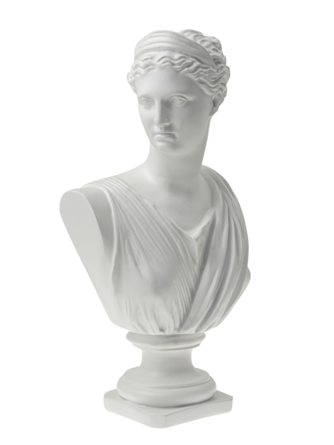 ZEN COLLECTION Διακοσμητική Προτομή Polyester Κοπέλα Λευκή 18x10,7x31εκ. Zen Collection 25.21.51535 (Υλικό: Polyester, Χρώμα: Λευκό) - ZEN COLLECTION - 25.21.51535