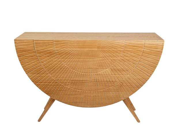 Κονσόλα Ξύλινη Natural 120x35x75εκ. Zen Collection 25.4