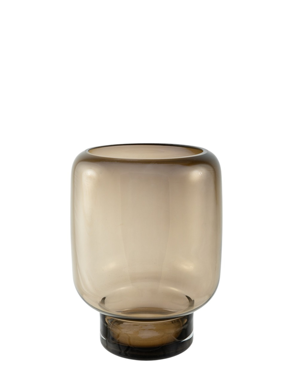 Διακοσμητικά Επιτραπέζια 24home - ΣΗΜΑΝΤΙΚΟ: Σε περίπτωση διαφοράς τιμής από το κατάστημα ισχύει παντα και μόνο η τιμή του καταστήματος Βάζο Χειροποίητο Φυσητό Γυαλί Καφέ 19x25,5εκ. Zen Colle