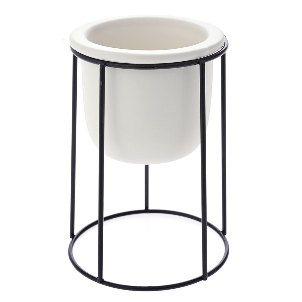 Κασπώ Κεραμικό Λευκό iliadis 10,5x10,5Χ14,5εκ. 77823 (Υ