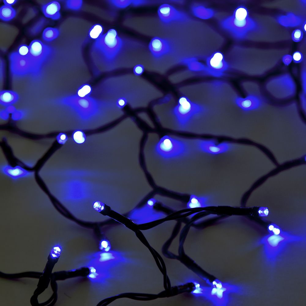 Λαμπάκια 100 Led Με Πρόγραμμα Μπλε Φως 5μ. iliadis 6880