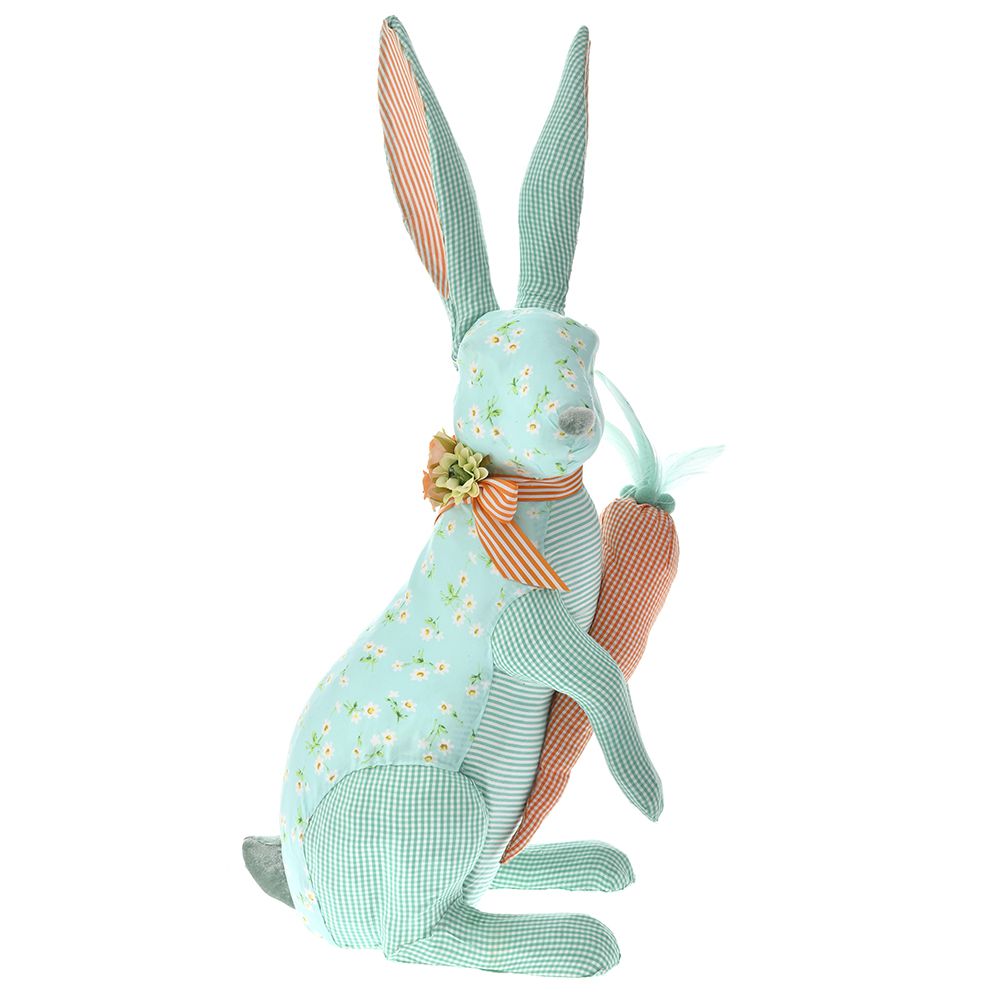 Iliadis Πασχαλινός Διακοσμητικός Λαγός Υφασμάτινος Σιέλ iliadis 36x24x54εκ. 76784 (Χρώμα: Γαλάζιο ) - Iliadis - il_76784