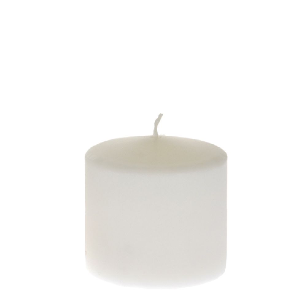 Διακοσμητικά Επιτραπέζια 24home - ΣΗΜΑΝΤΙΚΟ: Σε περίπτωση διαφοράς τιμής από το κατάστημα ισχύει παντα και μόνο η τιμή του καταστήματος Κερί Λευκό iliadis 10x10εκ. 16518 (Σετ 2 Τεμάχια) (Χρώμ