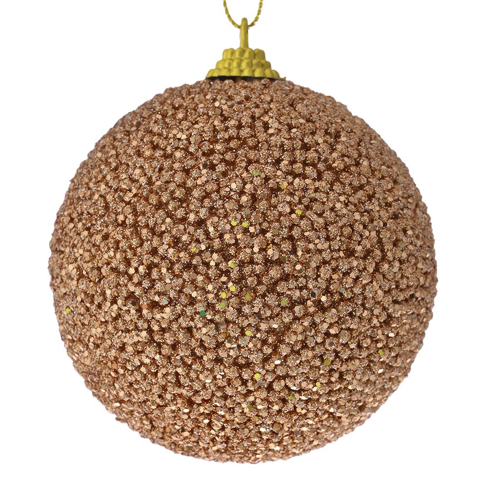 Iliadis - ΣΗΜΑΝΤΙΚΟ: Σε περίπτωση διαφοράς τιμής από το κατάστημα ισχύει παντα και μόνο η τιμή του καταστήματος Σετ Μπάλες 6τμχ Πλαστικές Ροζ-Χρυσό Glitter iliadis 8εκ