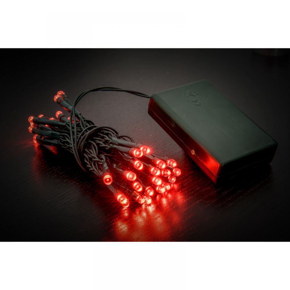 Iliadis Λαμπάκια Μπαταρίας 40 Led-2μ. Κόκκινο Σταθερό Φως iliadis 55468 (Σετ 4 Τεμάχια) - Iliadis - il_55468