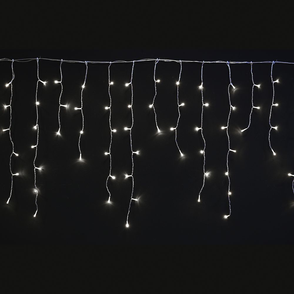 Iliadis Λαμπάκια Κουρτίνα Σταλακτίτες 300 led Με Πρόγραμμα Λευκό Φως 600x70εκ. iliadis 75022 - Iliadis - il_75022