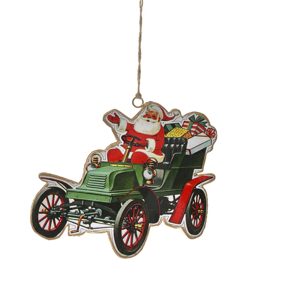 Iliadis - ΣΗΜΑΝΤΙΚΟ: Σε περίπτωση διαφοράς τιμής από το κατάστημα ισχύει παντα και μόνο η τιμή του καταστήματος Χριστουγεννιάτικο Στολίδι Αμάξι Μεταλλικό iliadis 15x12