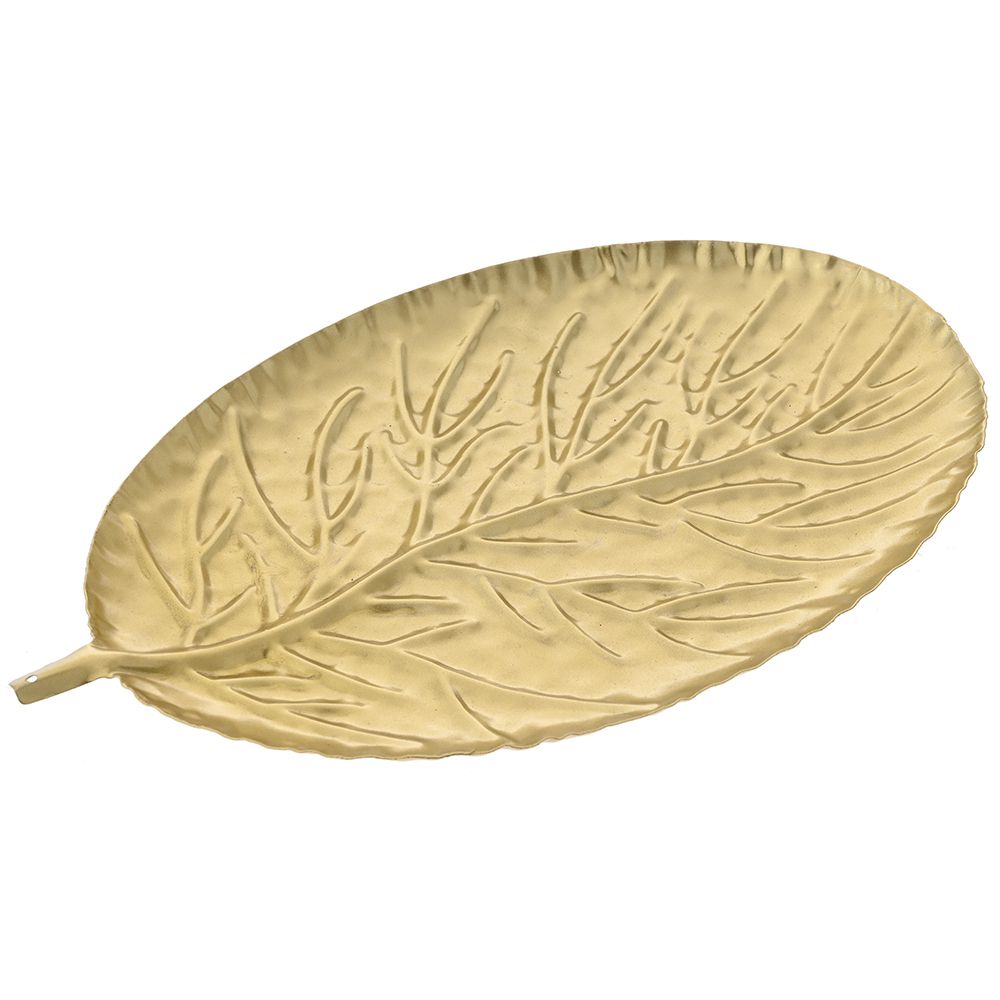 Διακοσμητική Πιατέλα Μεταλλική Χρυσή iliadis 25×16εκ. 81067 (Σετ 2 Τεμάχια) (Υλικό: Μεταλλικό, Χρώμα: Χρυσό ) – Iliadis – il_81067