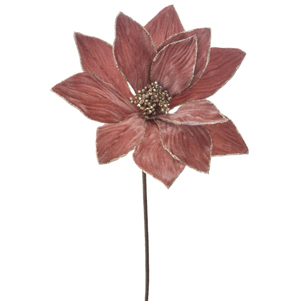 Iliadis Χριστουγεννιάτικο Αλεξανδρινό Ροζ-Χρυσό 55εκ. iliadis 72554 (Σετ 6 Τεμάχια) (Χρώμα: Ροζ) - Iliadis - il_72554