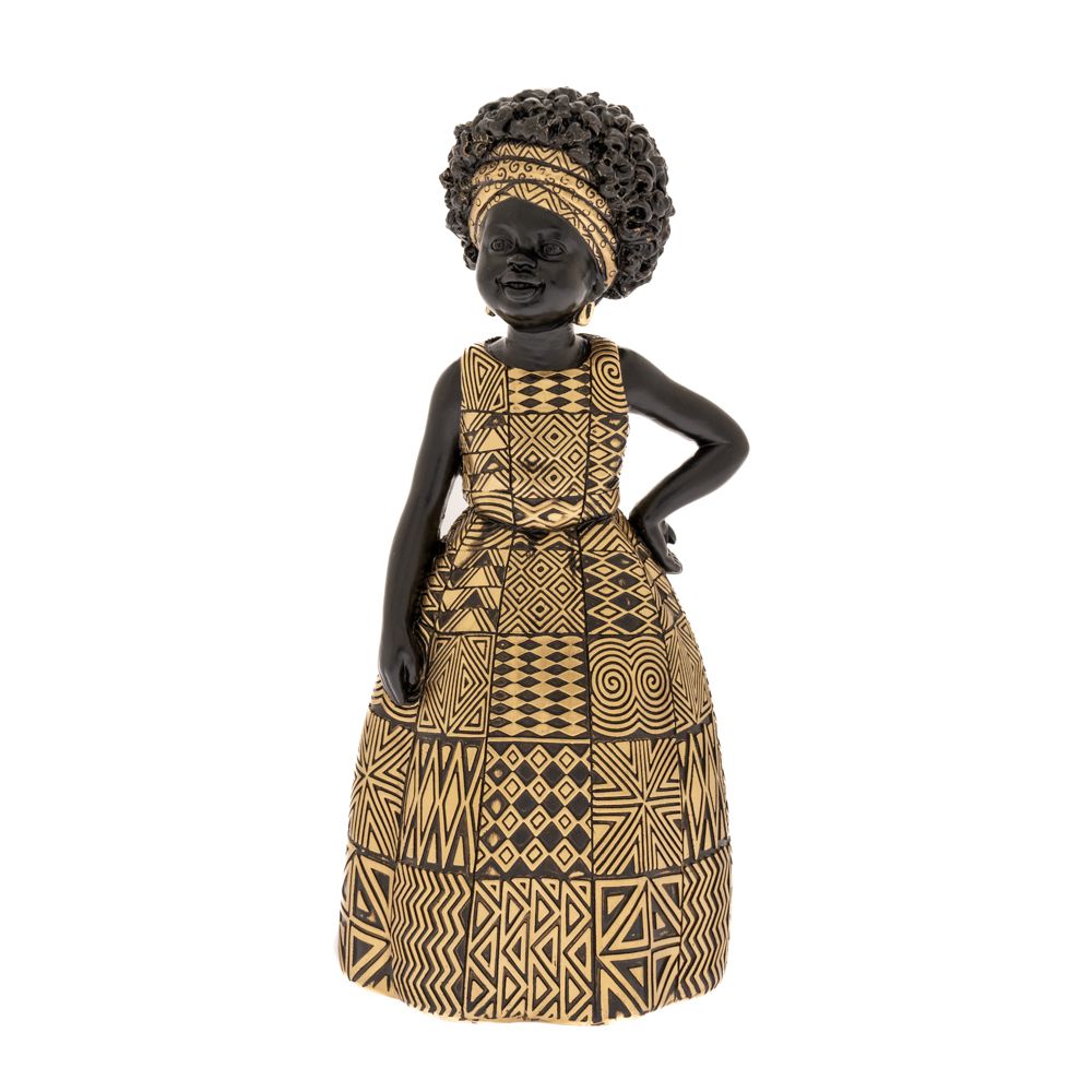 Διακοσμητική Επιτραπέζια Γυναικεία Φιγούρα Polyresin Μαύρη-Χρυσή iliadis 9,5x8x21,5εκ. 85753 (Υλικό: Polyresin, Χρώμα: Μαύρο) – Iliadis – il_85753
