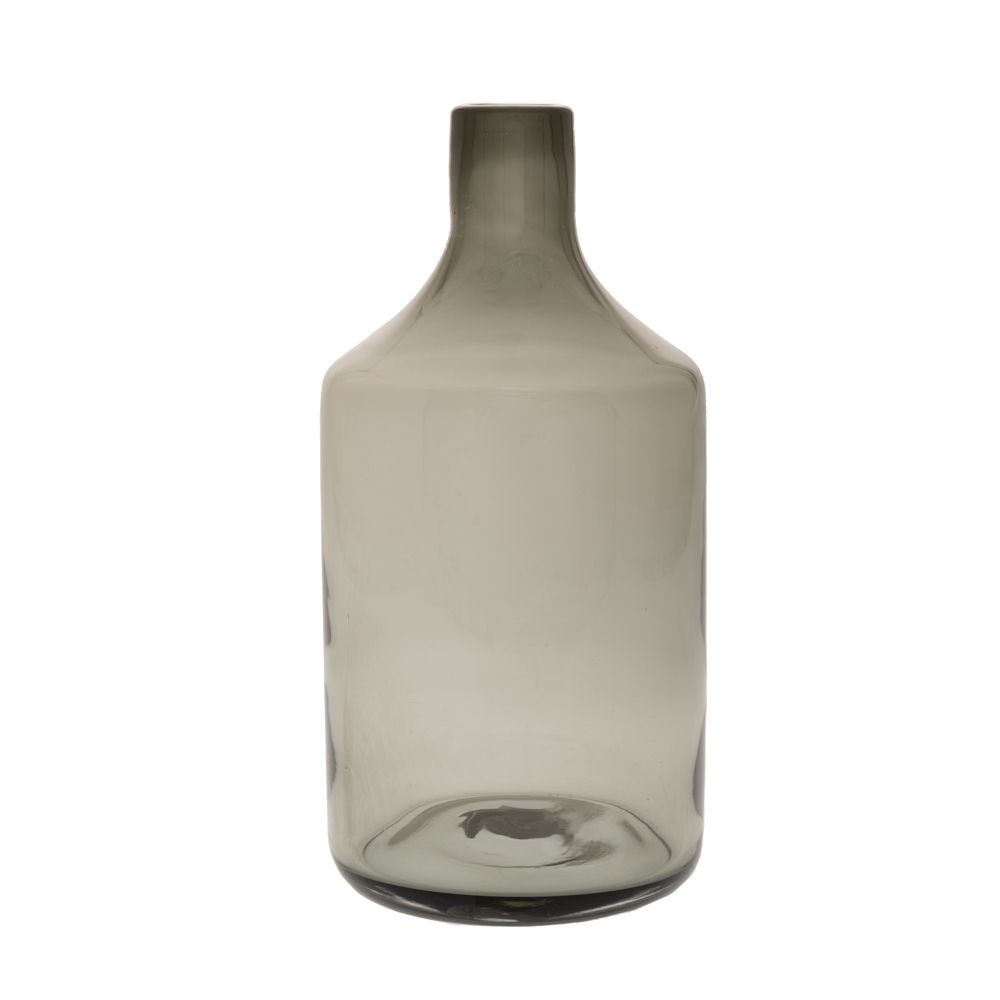 Iliadis Βάζο Γυάλινο Γκρι 14x27εκ. iliadis 85002 (Υλικό: Γυαλί, Χρώμα: Γκρι) - Iliadis - il_85002