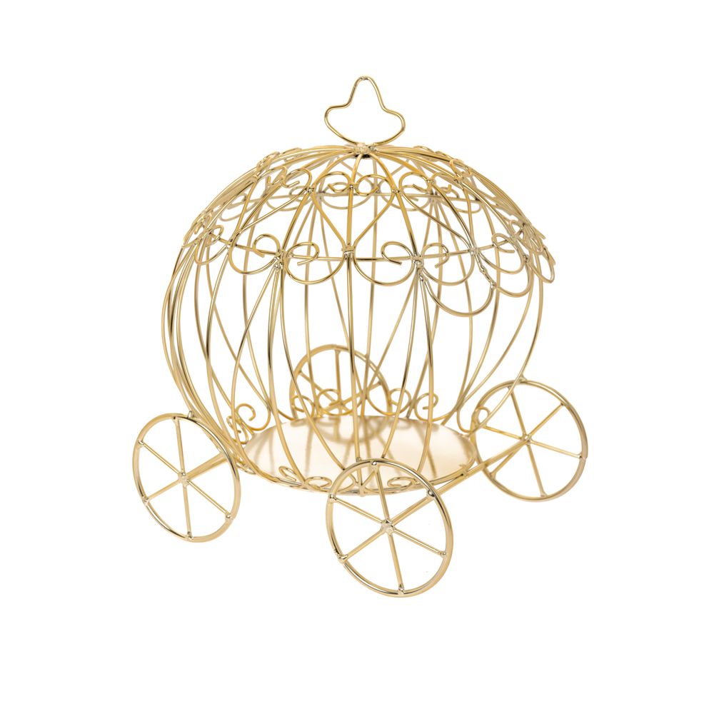 Iliadis Διακοσμητική Άμαξα Κολοκύθα Μεταλλική Χρυσή 24x19x30εκ. iliadis 84548 (Υλικό: Μεταλλικό, Χρώμα: Χρυσό ) - Iliadis - il_84548