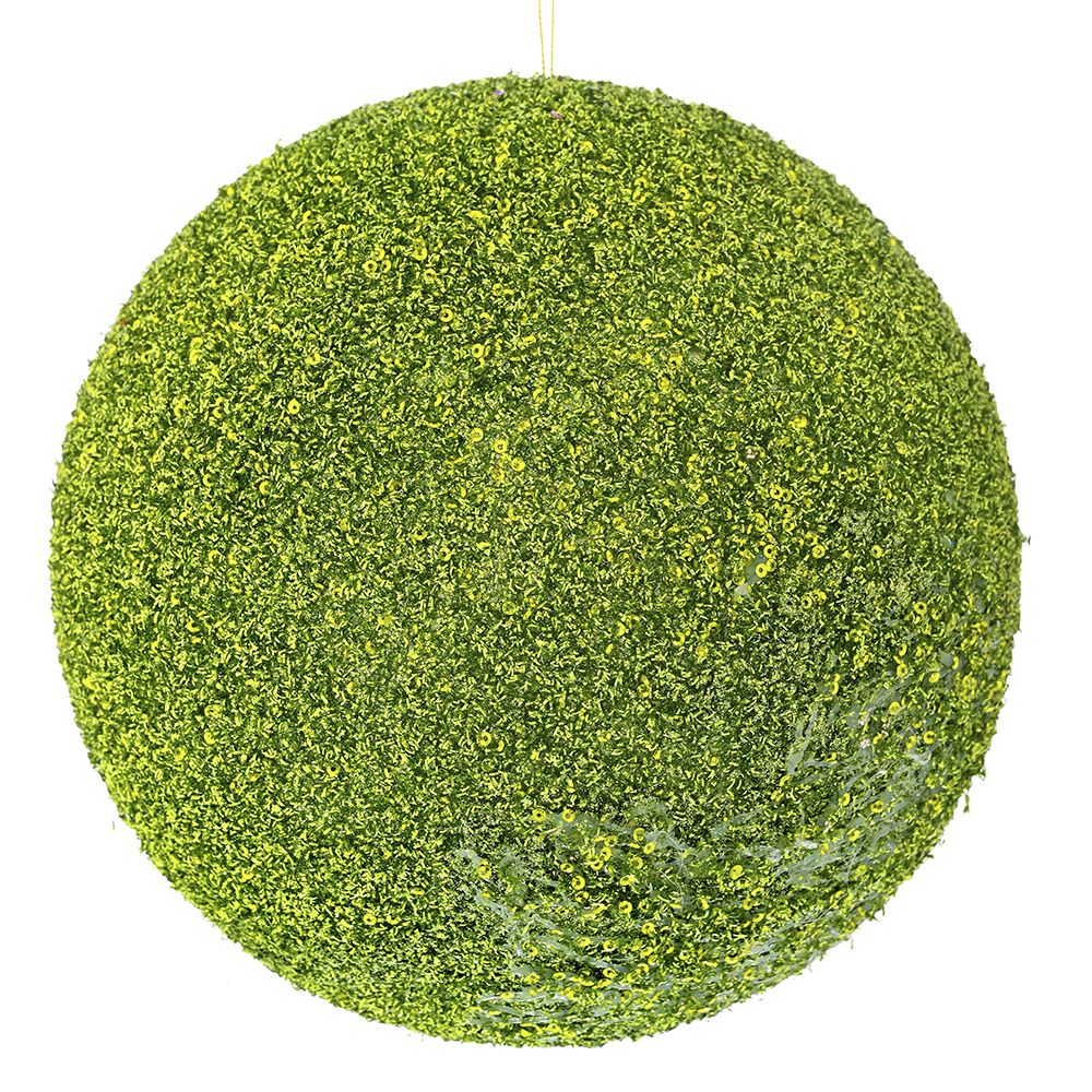 Iliadis - ΣΗΜΑΝΤΙΚΟ: Σε περίπτωση διαφοράς τιμής από το κατάστημα ισχύει παντα και μόνο η τιμή του καταστήματος Χριστουγεννιάτικη Μπάλα Polyfoam Glitter Λαχανί 25εκ. i