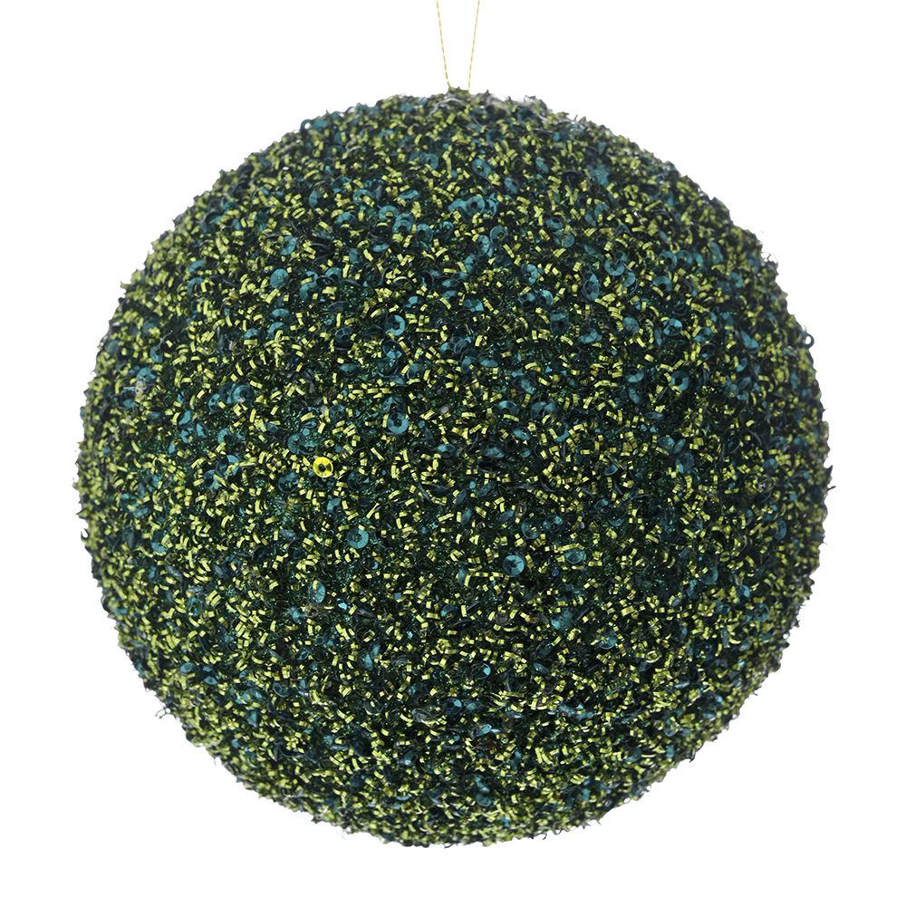 Iliadis Μπάλα Polyfoam Σμαραγδί Glitter 15εκ. iliadis 83535 (Σετ 2 Τεμάχια) (Χρώμα: Πράσινο , Υλικό: Polyfoam) - Iliadis - il_83535