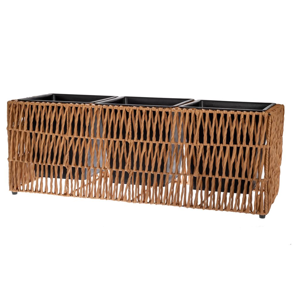 Iliadis Ζαρντινιέρα 3 Θέσεων Ραττάν 78,5x30x29εκ. iliadis 87880 (Υλικό: Ραττάν) - Iliadis - il_87880