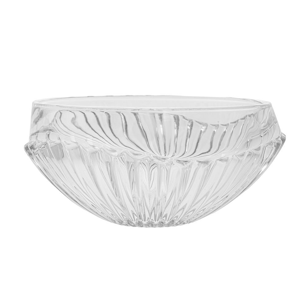 Διακοσμητικά Επιτραπέζια 24home - ΣΗΜΑΝΤΙΚΟ: Σε περίπτωση διαφοράς τιμής από το κατάστημα ισχύει παντα και μόνο η τιμή του καταστήματος Διακοσμητικό Μπωλ Γυάλινο Διάφανο Φ24x11εκ. iliadis 886