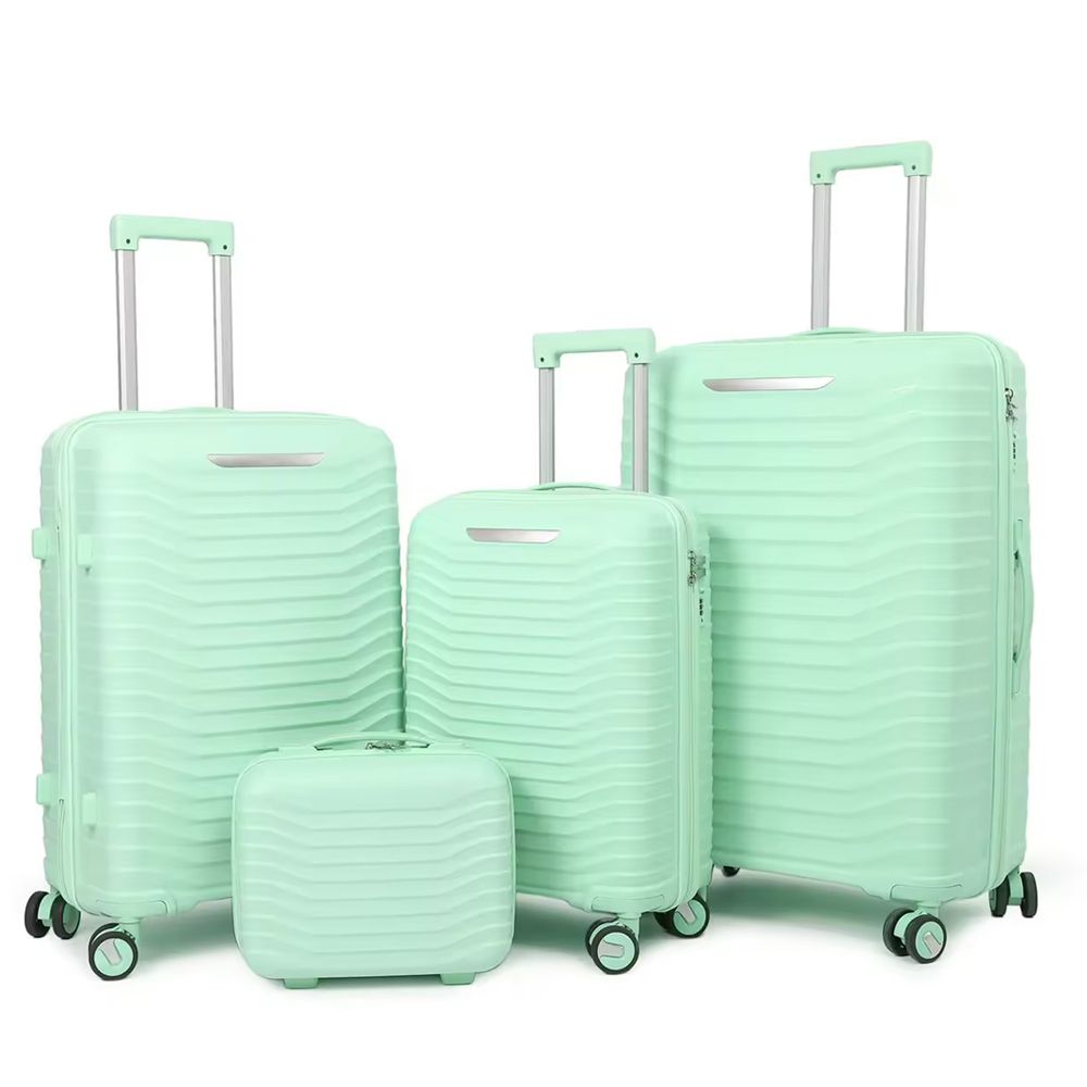 Βαλίτσα Σετ 4τμχ Πράσινη Υ71-61-51-33εκ. iliadis 88792 (Χρώμα: Πράσινο ) - Iliadis - il_88792