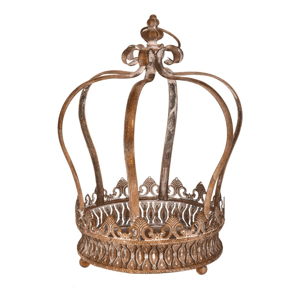 Διακοσμητική Κορώνα Μεταλλική Χρυσή Φ26x33εκ. iliadis 8