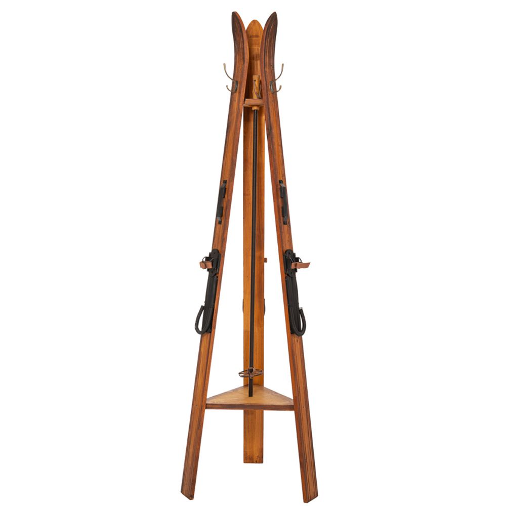 Iliadis Καλόγερος Ξύλινα Πέδιλα Σκι Καφέ 48x48x170εκ. iliadis 87830 (Υλικό: Ξύλο, Χρώμα: Καφέ) - Iliadis - il_87830
